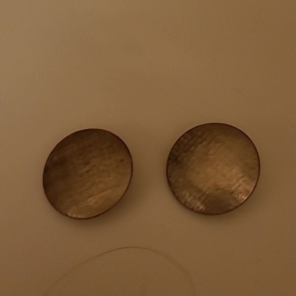 Clip Button Earrings